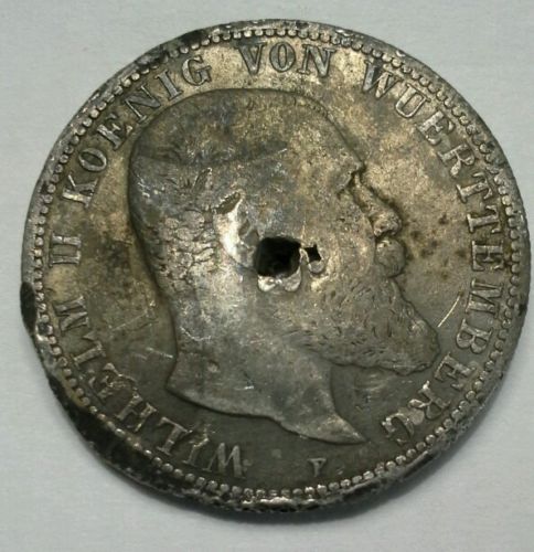German States Wurttemberg 2 Mark, 1903 Silver