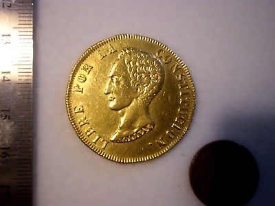 1851 MF BOLIVIA 8 ESCUDOS DOLLARS REALES 8E RARE  GOLD COIN