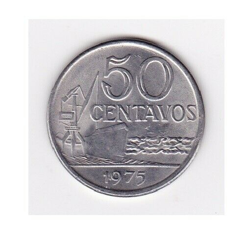 1975 BRAZIL 50 CENTAVOS COIN