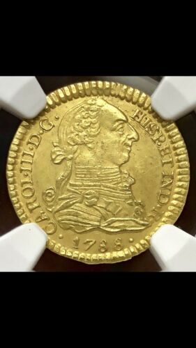 1788 Colombia Escudo NGC MS61