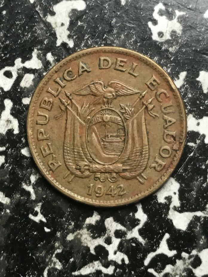 1942 Ecuador 20 Centavos Lot#L2568