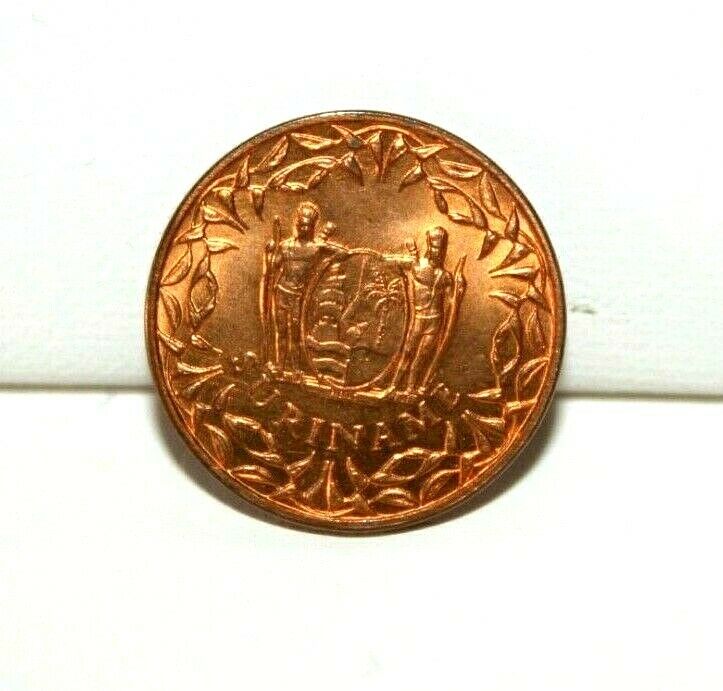 1962 Suriname 1 One Cent Coin