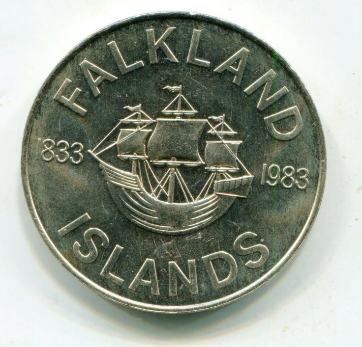 Falklands  Islands 50 Pence 1988  lotapr1035