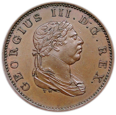 ESSEQUIBO & DEMERARY 1/2 STIVER 1813 AU GEORGE III
