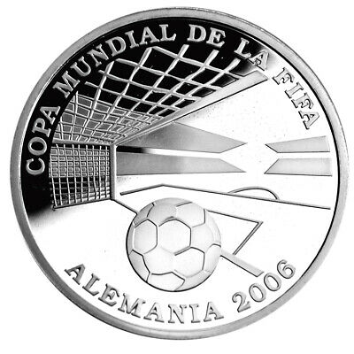 PARAGUAY 1 Guarani 2004 Silver Proof 'FIFA World Cup - Germany'