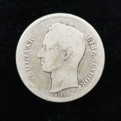 Venezuela Silver 1 Bolivar 1935