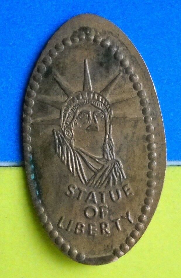 Statue Of Liberty elongated penny New York NY USA cent souvenir coin