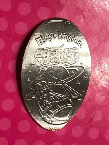 Mickey Mouse Space Mount Disney Magic Kingdom Elongated Pressed Penny Quarter
