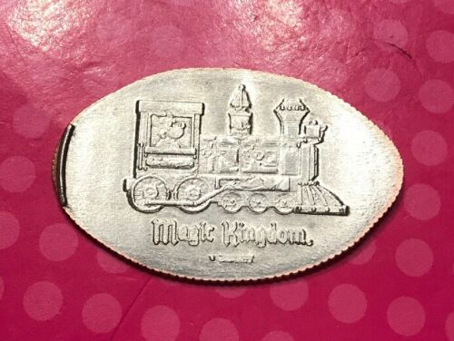 Mickey Mouse on a Train Disney Magic Kingdom Elongated Pressed Penny Quarter