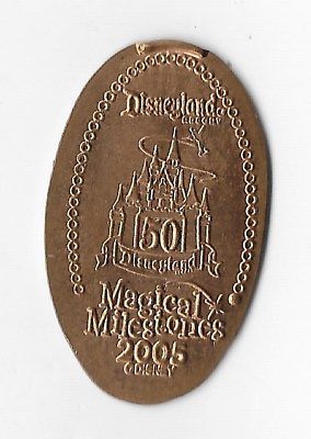 DISNEY 2005 TINKER BELL 50th DL 1955-2005 MAGICAL MILESTONE PRESSED COPPER PENNY