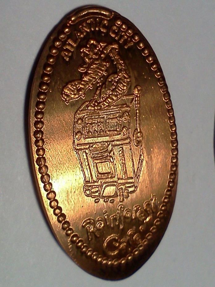 RAINFOREST CAFE ATLANTIC CITY NEW JERSEY-Elongated / Pressed Penny A-315