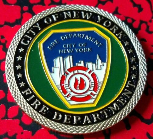 FDNY NEW YORK FIRE DEPARTMENT #1159 COLORIZED ART ROUND