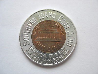 1964 LINCOLN ENCASED CENT - SOUTHERN IDAHO COIN CLUB