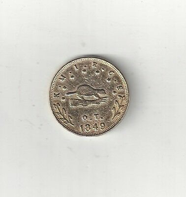 1849 $10 GOLD OREGON EXCHANGE COMPANY 10 DOLLARS COIN TOKEN COPY K.M.I.R.C.S.
