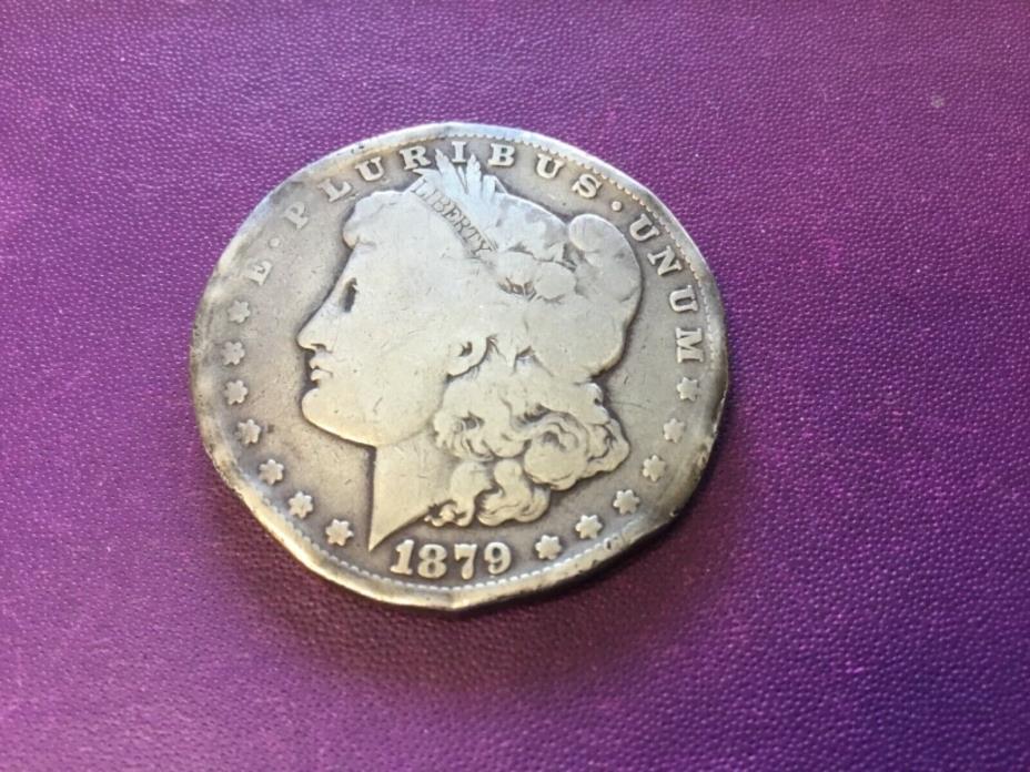 Coin. 1879-S silver dollar