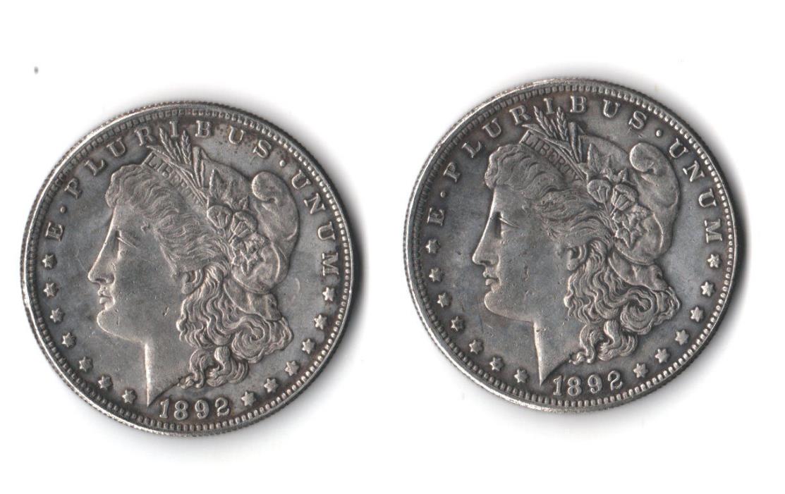 Magic Trick Two Face Coin 1892 Morgan Dollar two Heads Fantasy Novelty Coin