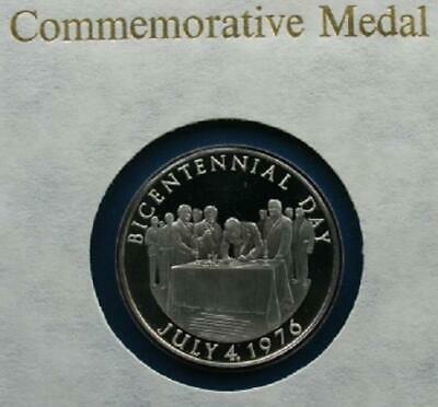 Official Silver Bicentennial Day Commemorative Medal – July 4, 1976   -L#1177