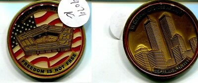 UNITED WE STAND 911 TWIN TOWERS MEDAL BU 9079K