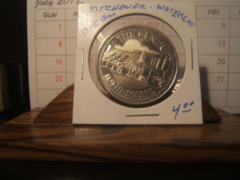 THE CENTRE IN THE SQUARE -1980 OCTOBERFEST DOLLAR KITCHENER-WATERLOO Token