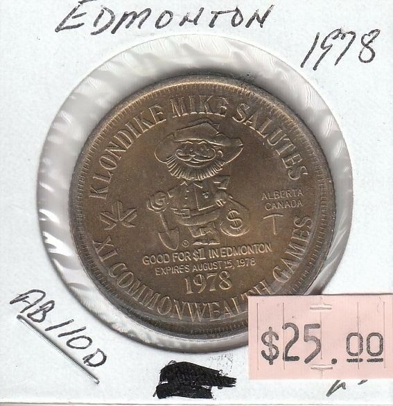 Edmonton Alberta Canada - Trade Dollar - 1978