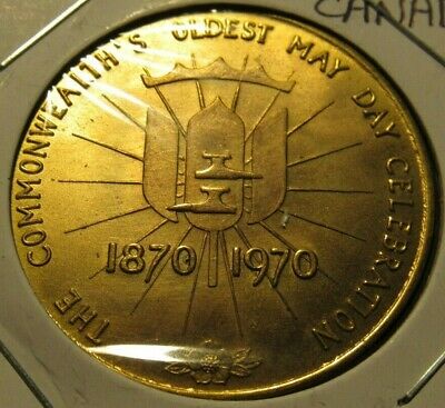 1970 The Commonwealth's Oldest May Day Celebration New Westminster Canada Token