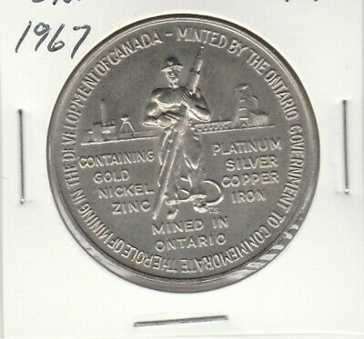 Canadian Centennial 1967, Province Of Ontario 2 Medals