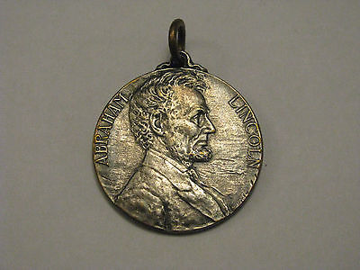 *Antique (1809-1865) Abraham Lincoln Centennial 1909 Celebration Lincoln Medal