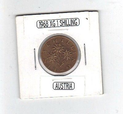 1968 XG AUSTRIA 1 SHILLING IN GREAT SHAPE!!!!