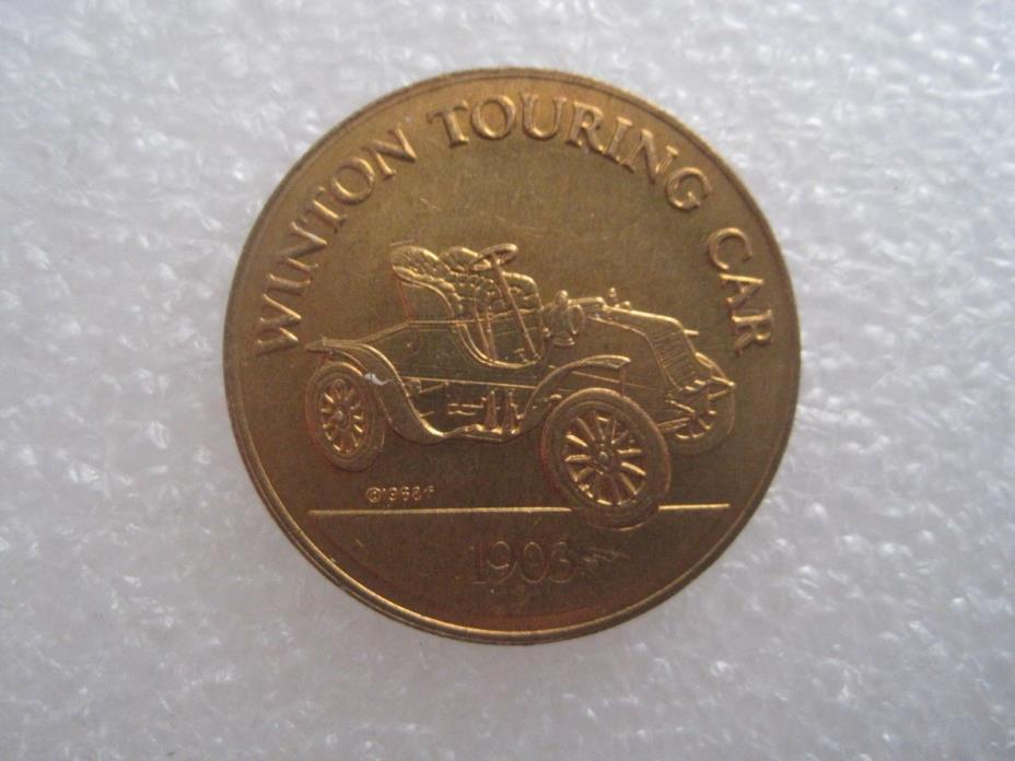 Antique Car 1903 Winton Touring Car Token Coin 1105-2