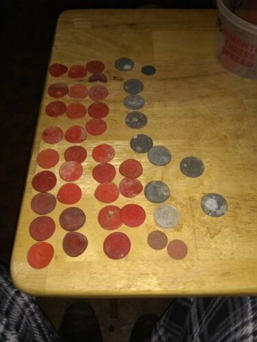 Missouri Sales Tax Token Hoard 45 plastic and metal