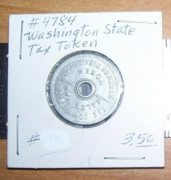 Vintage State of Washington State Sales Tax Commission Token coin medallion