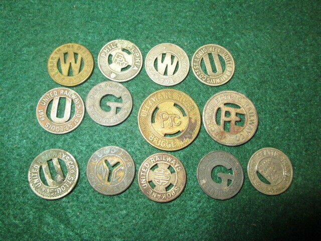 13 Good For One Fare Tokens St Louis New York City Seattle Spokane Others