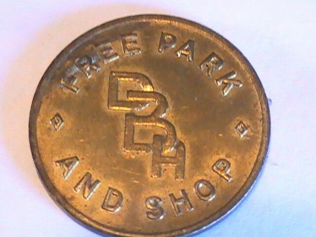 TOKEN Downtown Bethlehem PA Free Park Ride Shop Token DBA