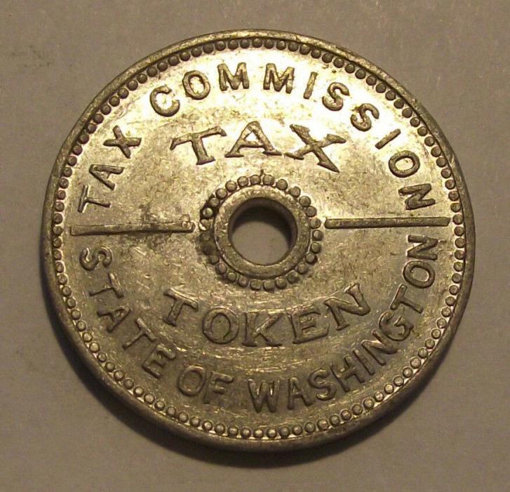 WASHINGTON TAX TOKEN - STATE OF WASHINGTON (LOT D 204)  ***ONE TOKEN***