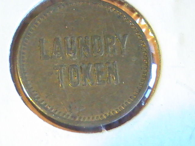 TOKEN LAUNDRY TOKEN BRASS NO CASH VALUE