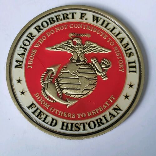 United States MARINE CORPS History Division Robert F. Williams Coin Metal Token