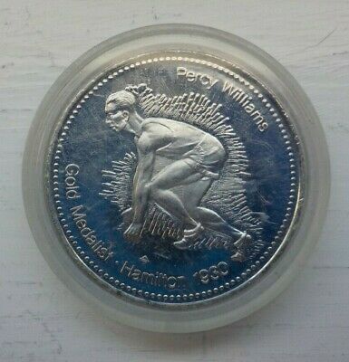 Percy Williams 1930 Gold Medalist 1978 Edmonton Commonwealth Games Medallion