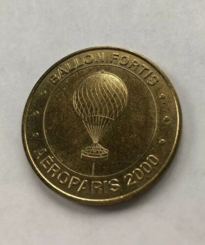 Monnaie De Paris 2000, Ballon Fortis Aeroparis Coin, Médaille- Ballon Fortis R3