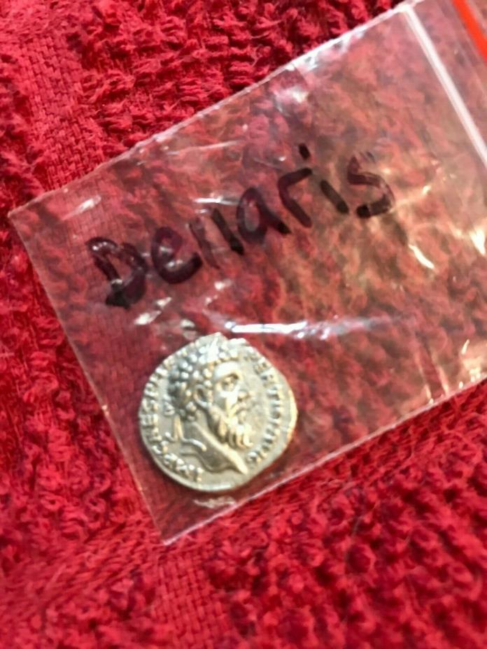 Ancient Denarius Coin. Silver