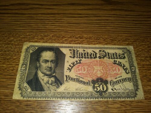 1875 Series 50 Cents Fractional Currency Crawford Fr.1381
