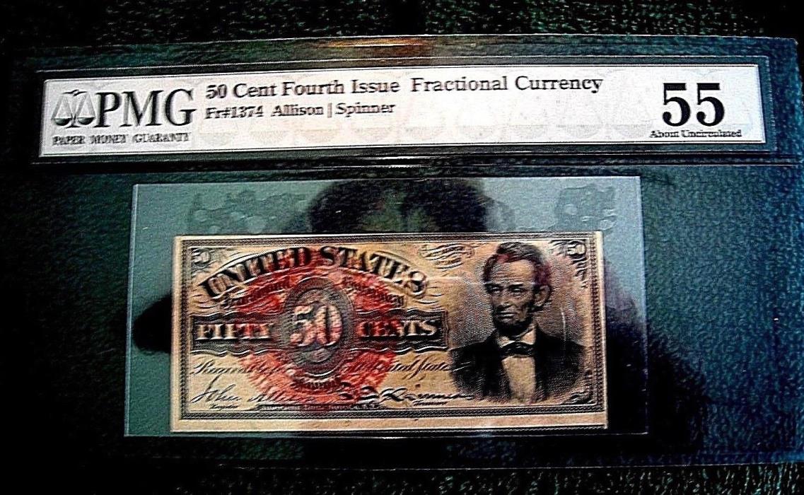 50 cent Fractional Currency...FR 1374...