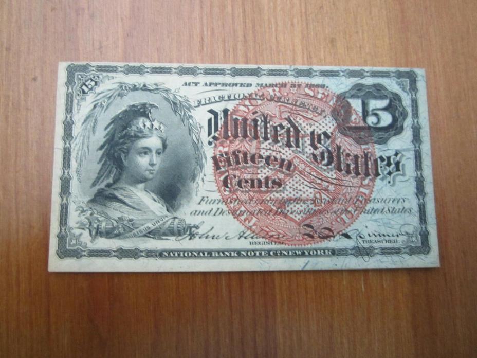 1863 4th Issue .15 Cent Fractional Currency
