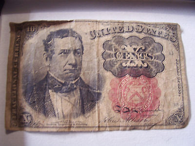 US FRACTIONAL 10 CENT BILL