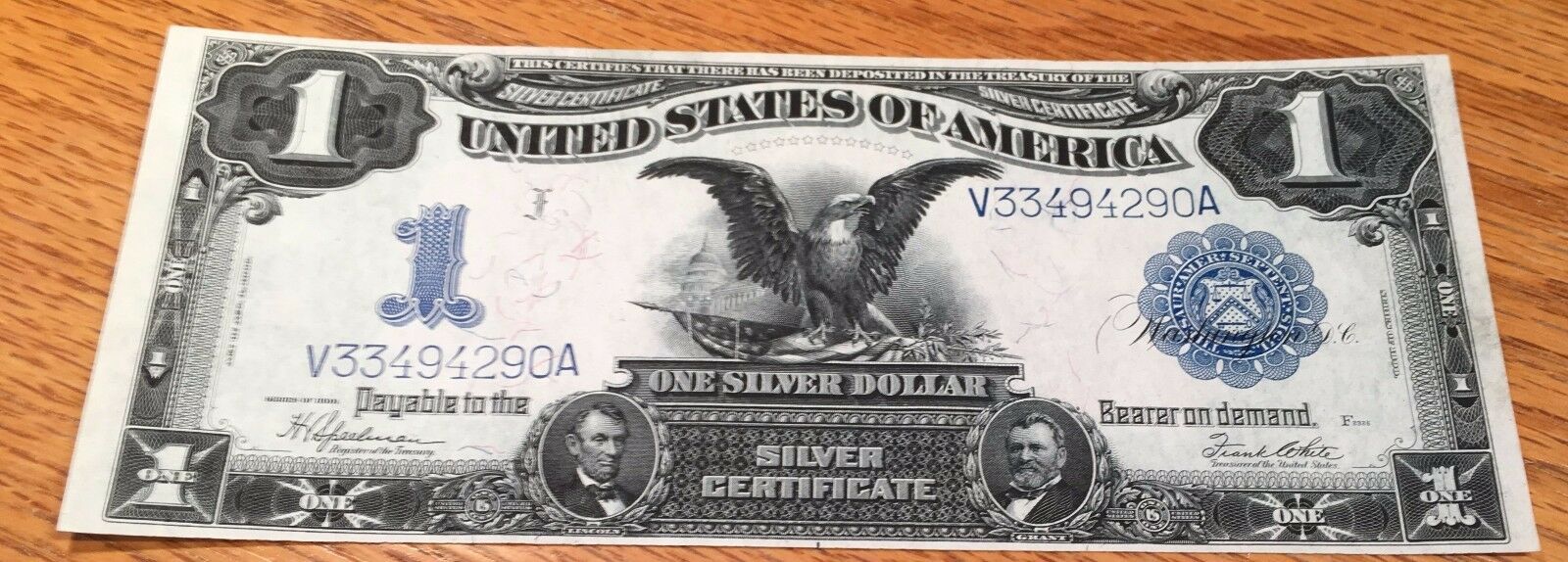 1899 $1 SILVER CERTIFICATE Speelman and White Signatures #290A