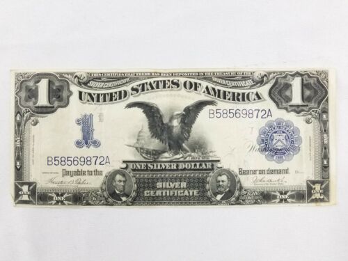 1899 One Dollar Eagle Blue Seal Large Silver Certificate