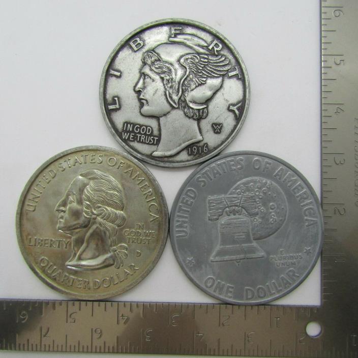 Novelty Coins Large Metal 3
