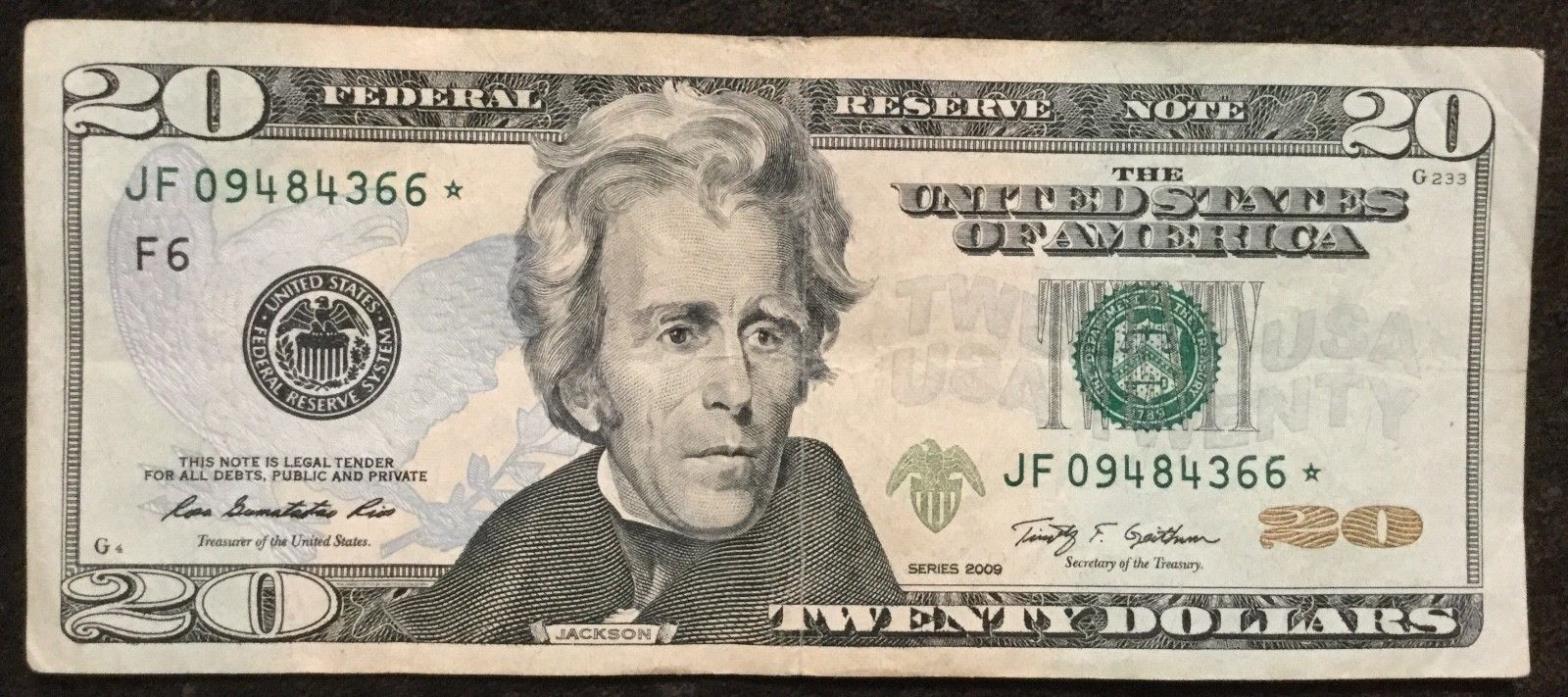 $20 Dollars Bill 