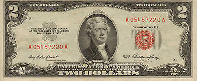 1953 US Note Red Seal, Unc High Grade Note  (Z-147)