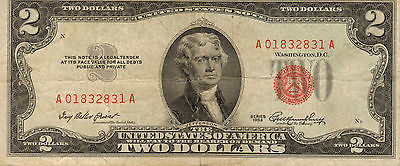 1953 US Note Red Seal, High Grade Note  (Z-140)