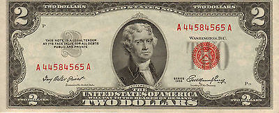 1953 US Note Red Seal  High Grade Note  (Z-245)